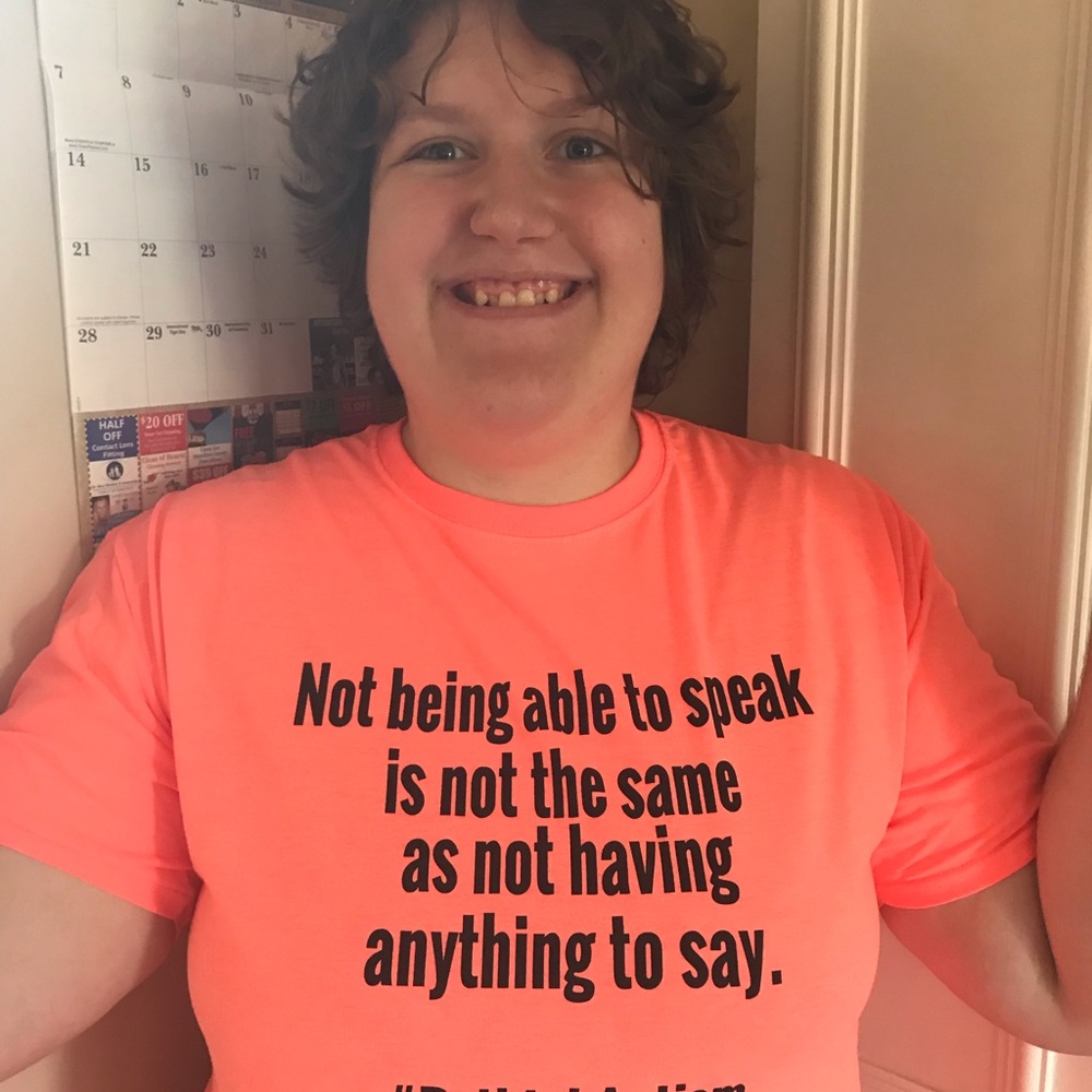 Nonverbal Autism T-shirt small medium unisex - Picture 3 of 16